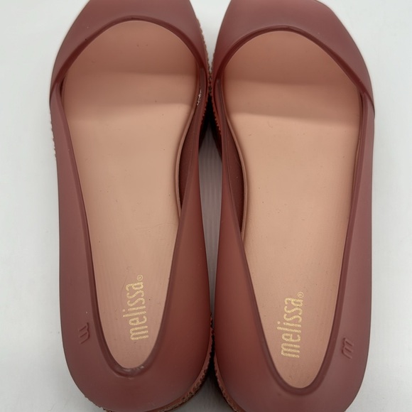 Melissa Puzzle Pink Peep Toe Platform Gel Sandals EU Size 39 MCS6371C - Picture 8 of 10